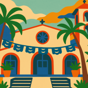 Postal Parroquia Bucerías