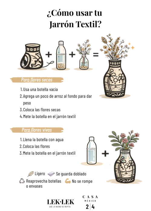 JARRONES INSTRUCTIVO